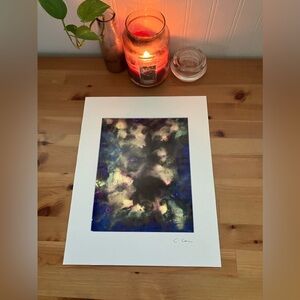 New Original Signed Artwork Alcohol Ink on Paper 135